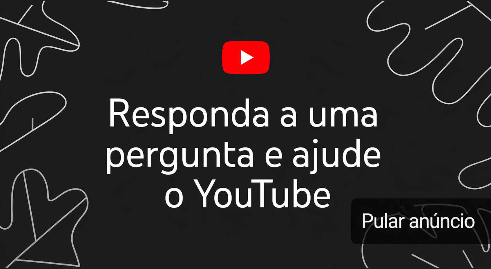 Responda a uma pergunta e ajude o YouTube